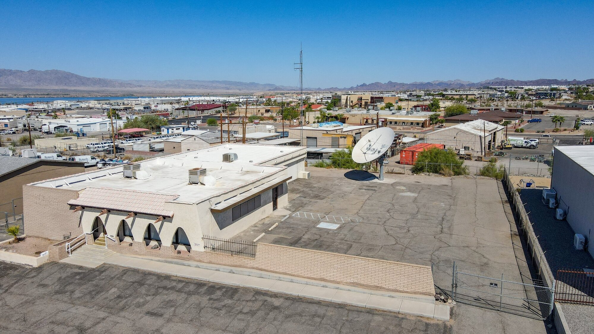 Commercial Work — aerial view
